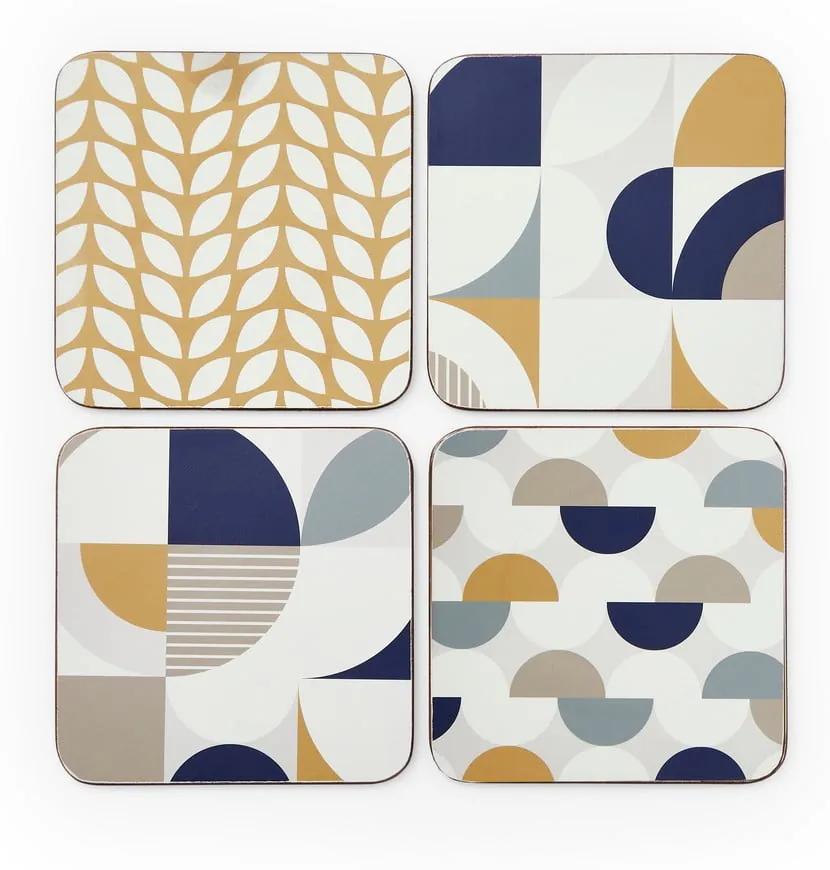 Coasters 4 buc. din plută Bauhaus – Cooksmart ®