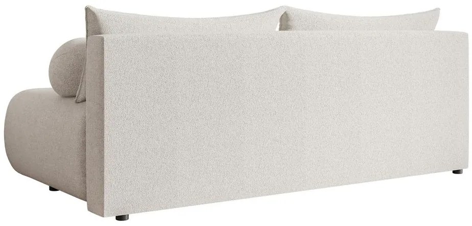 Canapea trei locuri Didier mini (crem + negru). 1100573