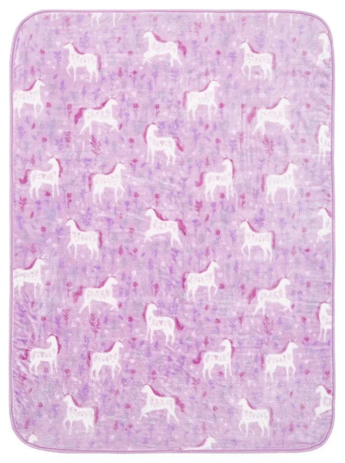 Cuvertură pentru camera copiilor Catherine Lansfield Unicorn, 120 x 150 cm