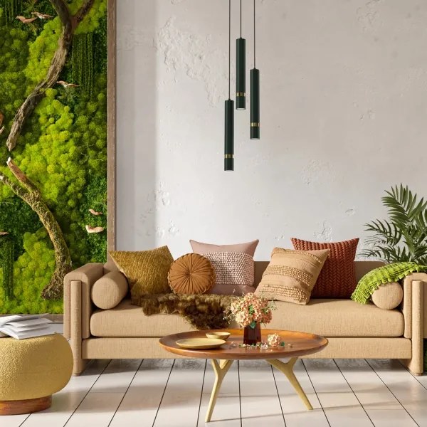 Lustră pe cablu Brilagi POKER 3xGU10/25W/230V verde