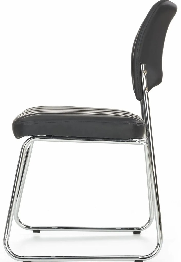 Scaun tapitat Rapid negru
