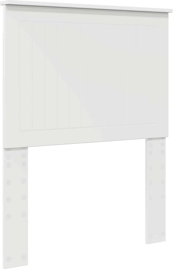 vidaXL Tăblie cap cu headboard Alb 75 cm Lemn compozit