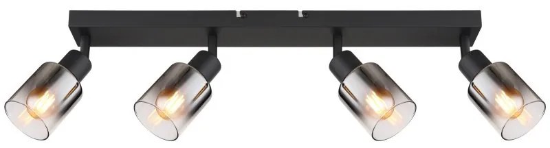 Plafoniera 4L design modern Hubertus negru