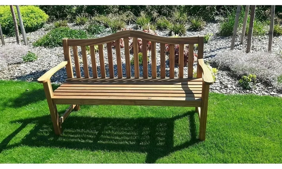 Bancă din lemn Doris natural, 150 cm