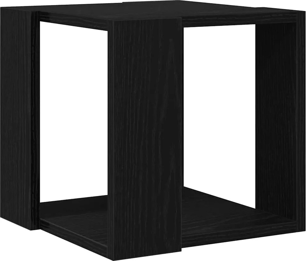 vidaXL Masă de cafea Stejar Negru 32 x 32 x 30 cm Lemn compozit