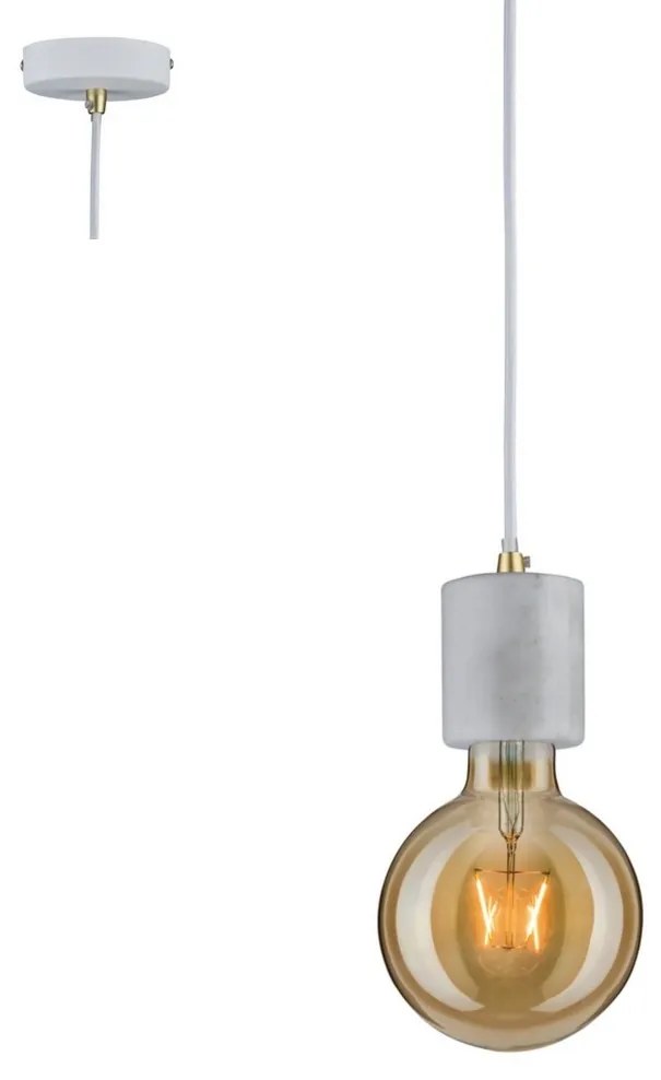 Paulmann 79604 - Lustră pe cablu NORDIN 1xE27/20W/230V