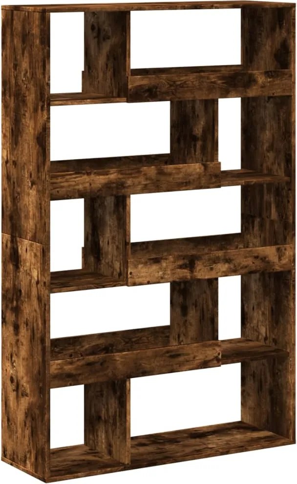vidaXL Bibliotecă, stejar fumuriu, 100x33x156,5 cm, lemn prelucrat