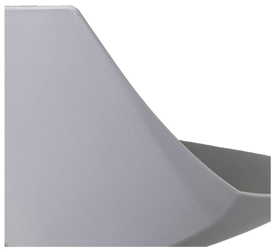 Scaune de bar gri cu înălțime ajustabilă 2 buc. din imitație de piele (înălțime șezut 56,5 cm) – Casa Selección