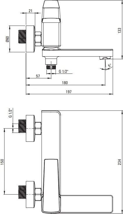 Blur Baterie pentru cada cu pipa pliabilă BQL_012M Finisaj: crom