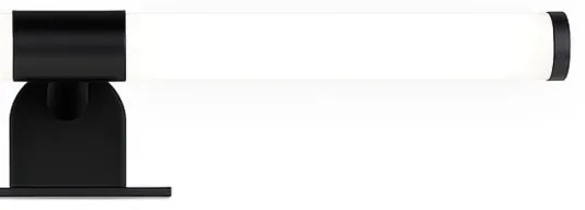 Aplica LED pentru oglindă de baie 2-în-1 APA, 6W/230V, 40 cm, IP44, negru