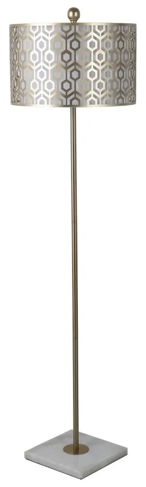 Lampadar metalic Champagne 41 cm x 154 cm