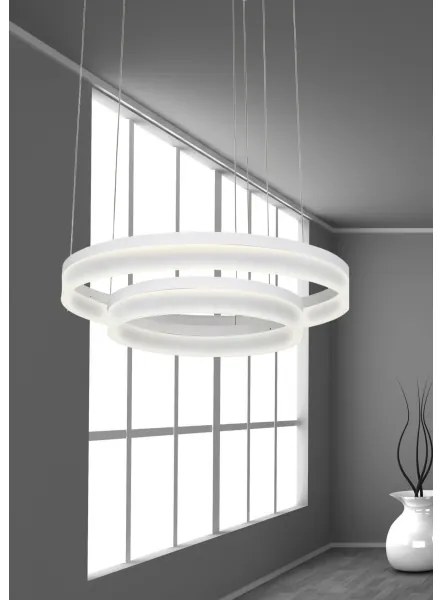 Lustră LED dimabilă pe cablu LUXERA 18408 VEDUA LED/78W/230V