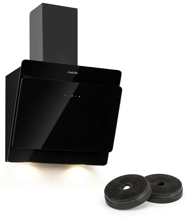 Aurica, hotă de aburi, set pentru recircularea aerului, 60 cm, filtru de carbon activ, negru