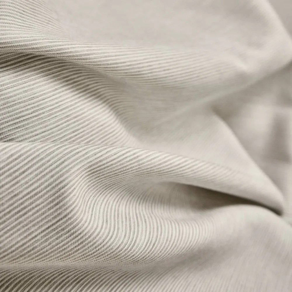 Lenjerie de pat bej din microfibră pentru pat dublu, extinsă 240x220 cm Azura – douceur d'intérieur