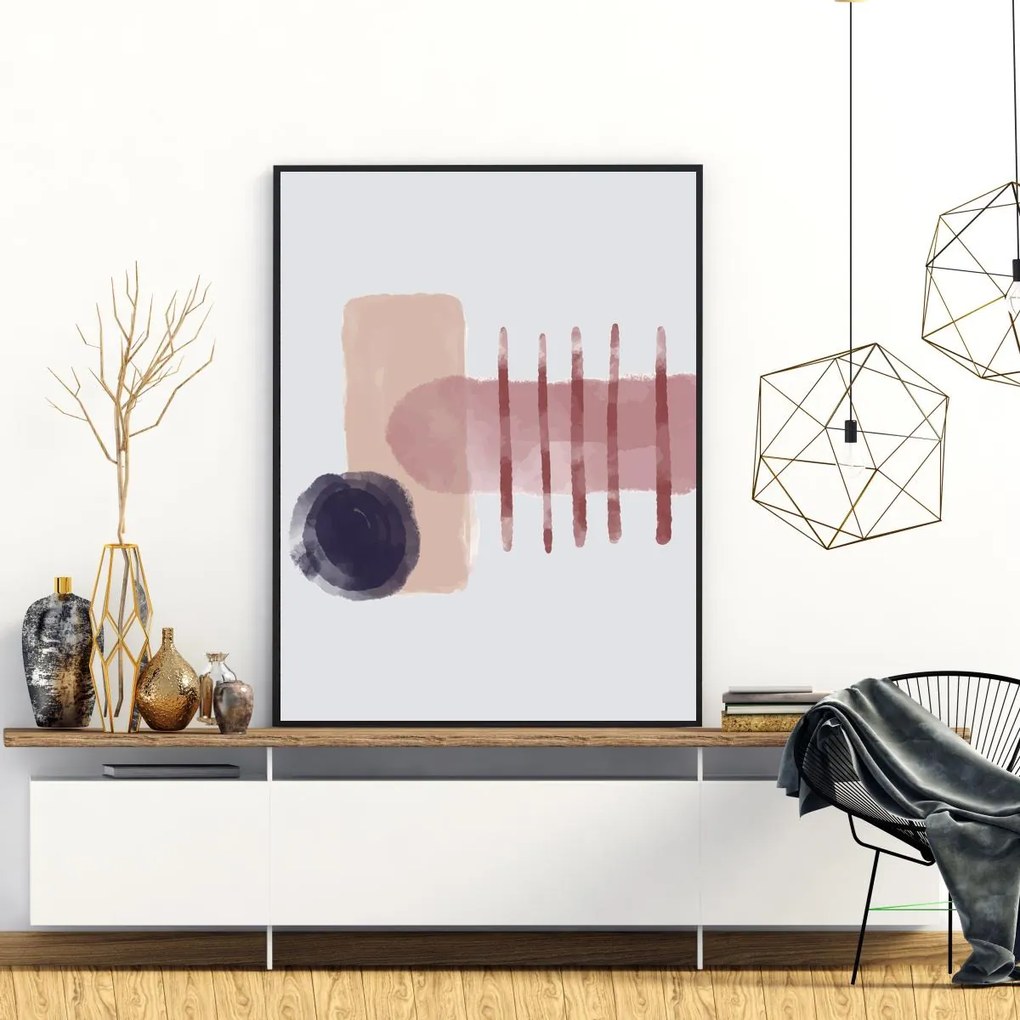 Poster - Abstracție pictată (A4)