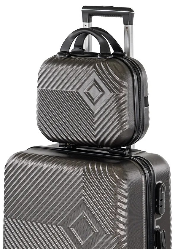 TraveLux Pro II bőrönd szett szürke