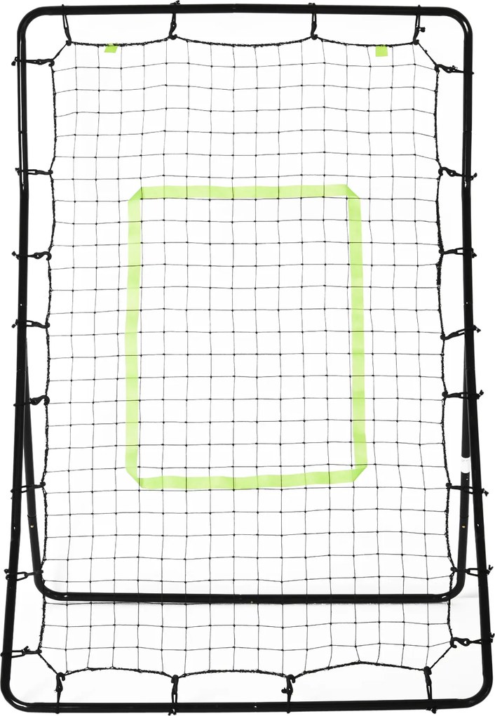 HOMCOM Plasa Elastica Elastic pentru Fotbal și Rugby Portabil, 90x80x140cm | Aosom Romania