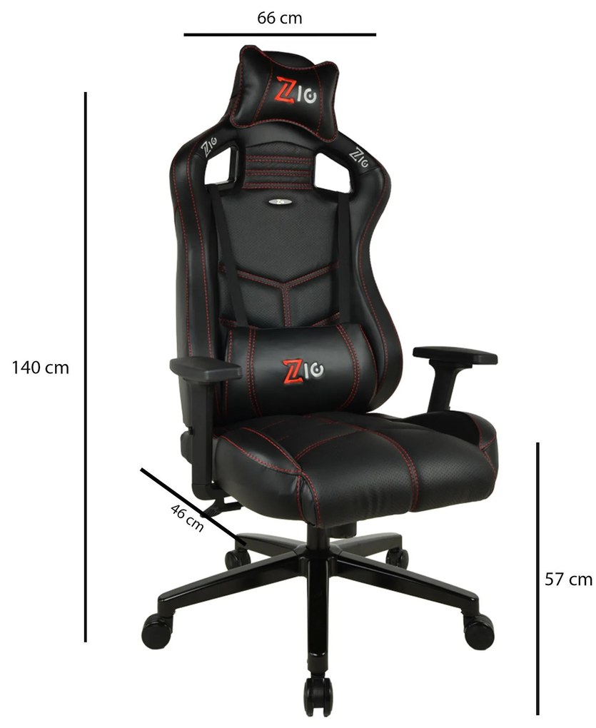 Fotoliu de birou gaming Vilile (negru) . 1093832