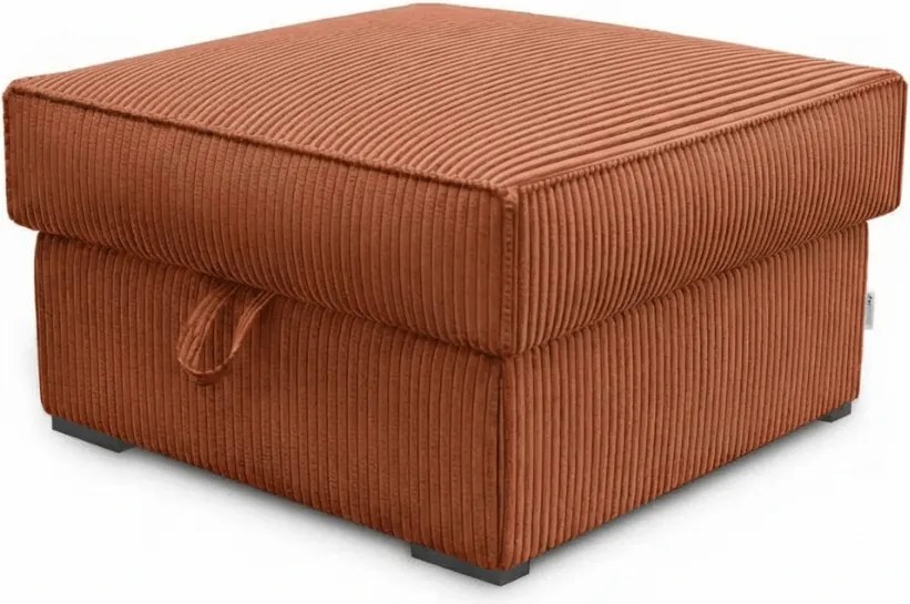 Taburet SMART COSARO XL cu spatiu de depozitare 71x71 cm, teracota