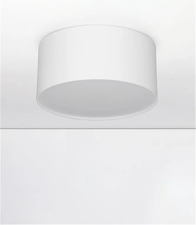 Spot aplicat, Plafoniera LED Luldo alb, 14cm
