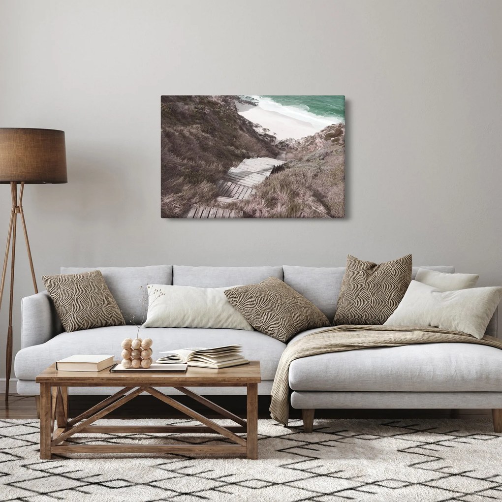 Tablou - Călătorie spre Marea de Smarald (90x60 cm)