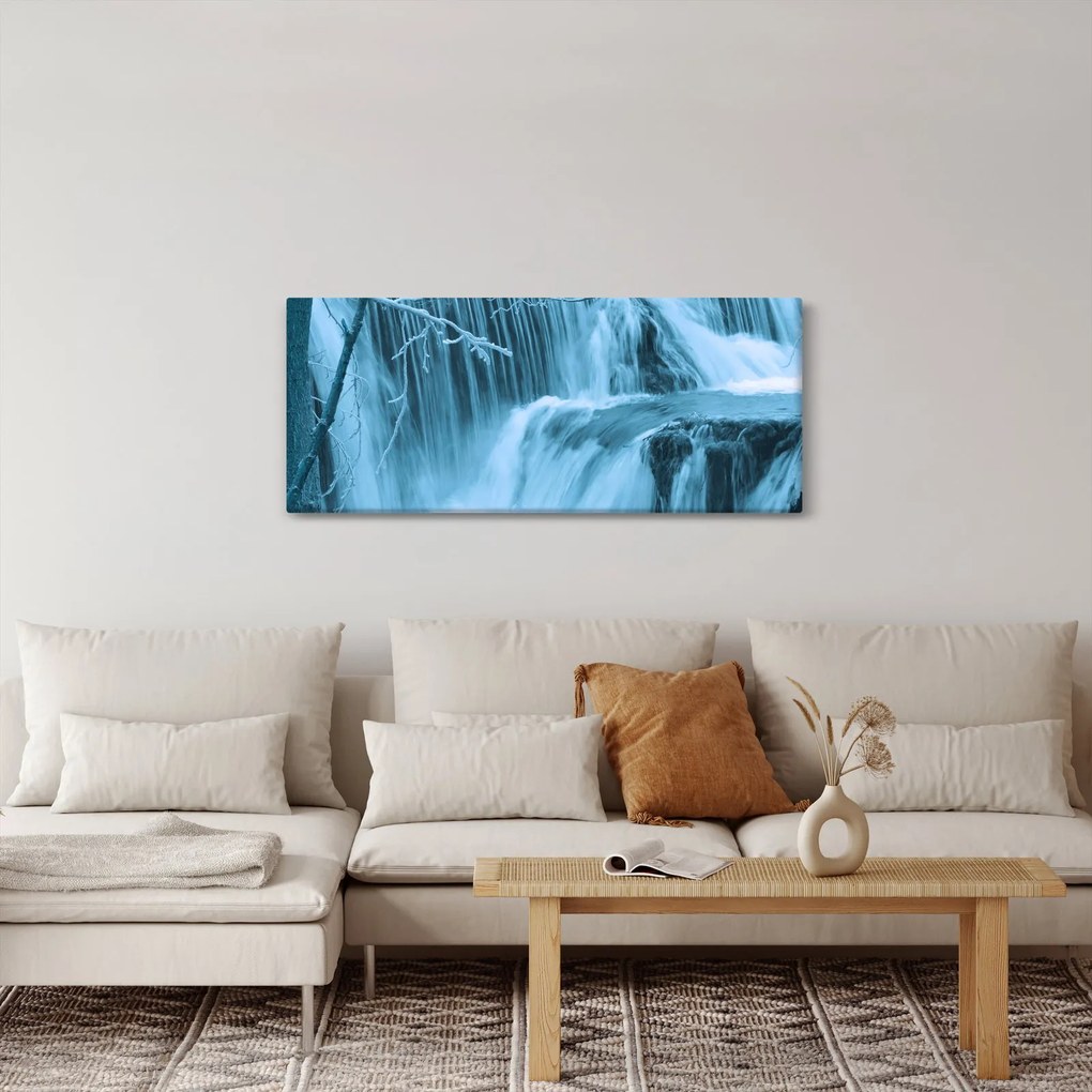 Tablou - cascadele închețate (120x50 cm)
