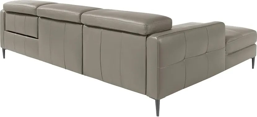 Coltar LUX design italian cu sezlong stanga si functia relax Serena