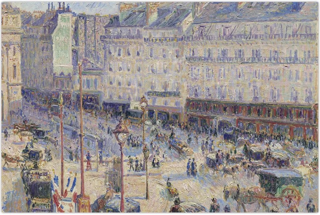 Tablou - Camille Pissarro, The Place du Havre, reproducere (90x60 cm)