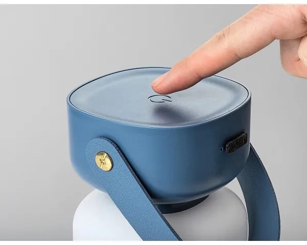 Lampă LED tactilă reîncărcabilă dimabilă de masă de exterior Rabalux 77145 FUNES LED/3W/5V IP44 albastru