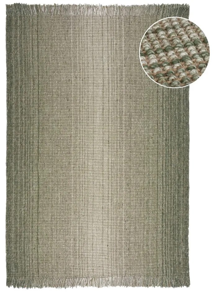 Covor verde 60x110 cm – Flair Rugs