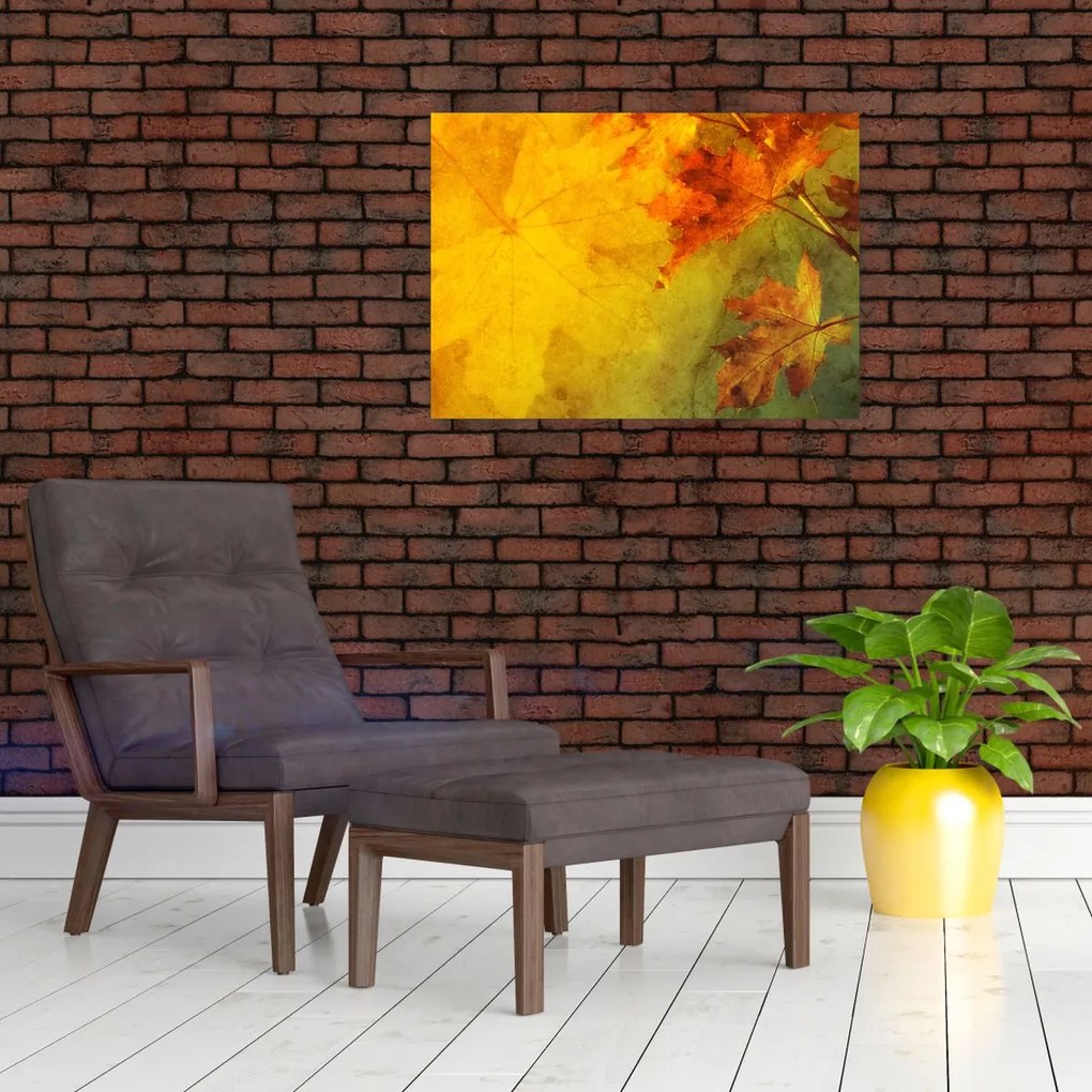 Tablou - Frunze de toamnă (70x50 cm)