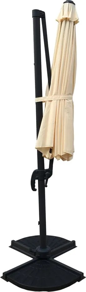 Umbrelă de soare crem 300x300 cm Deluxe – Garden Pleasure