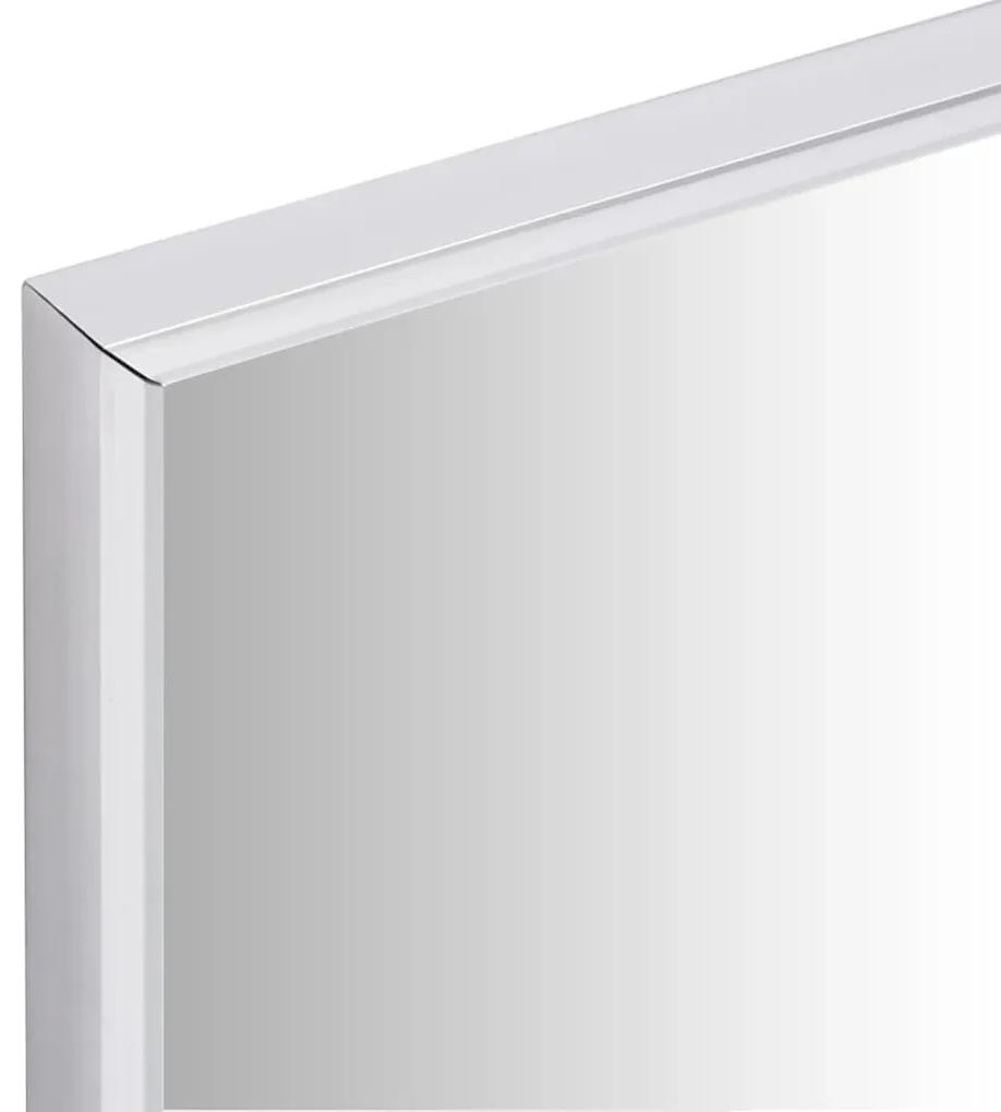 Oglinda, argintiu, 60x40 cm 1, Argintiu, 60 x 40 cm