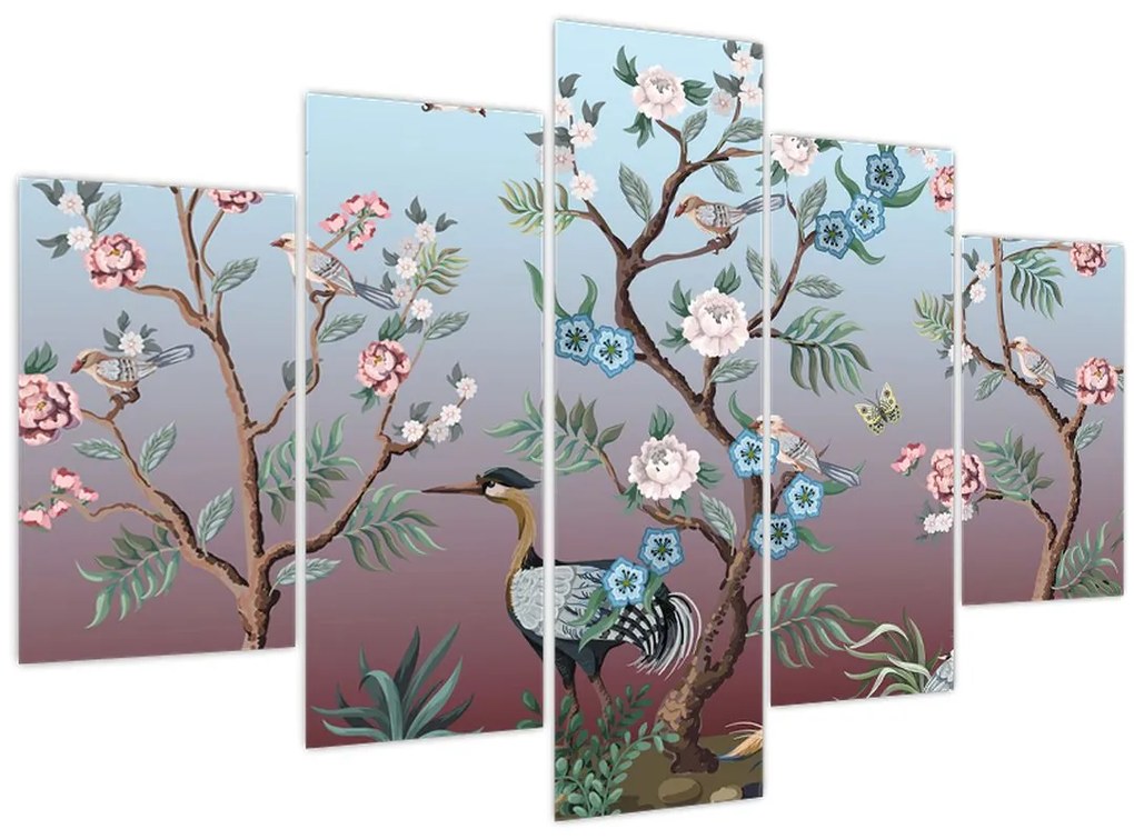 Tablou - Parcul Păsărilor (150x105 cm)