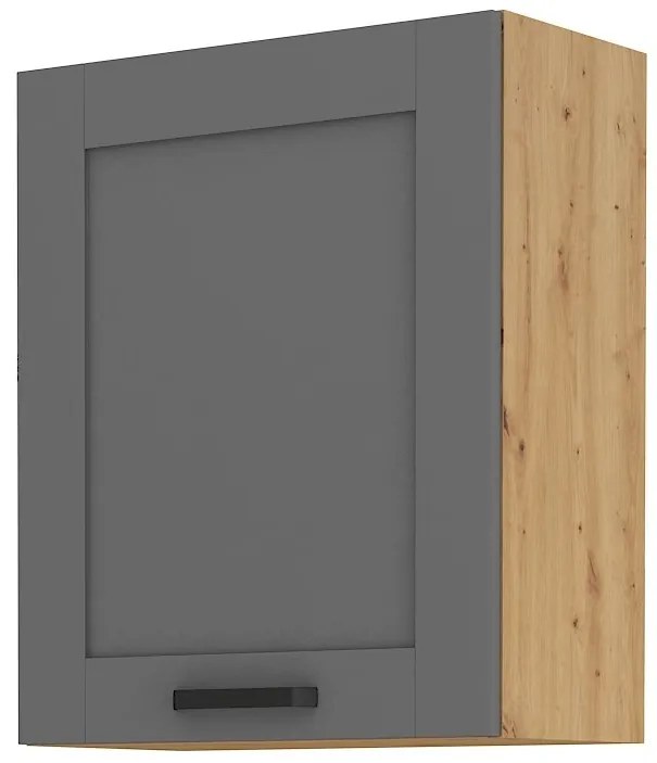 Dulap superior de bucătărie Lucid 60 G 72 1F (Stejar artisan + dustgrey). 1045591