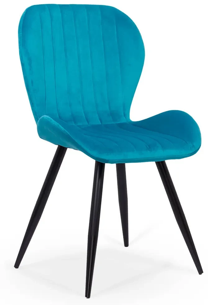 Scaun living din catifea BUC 248U turcoaz