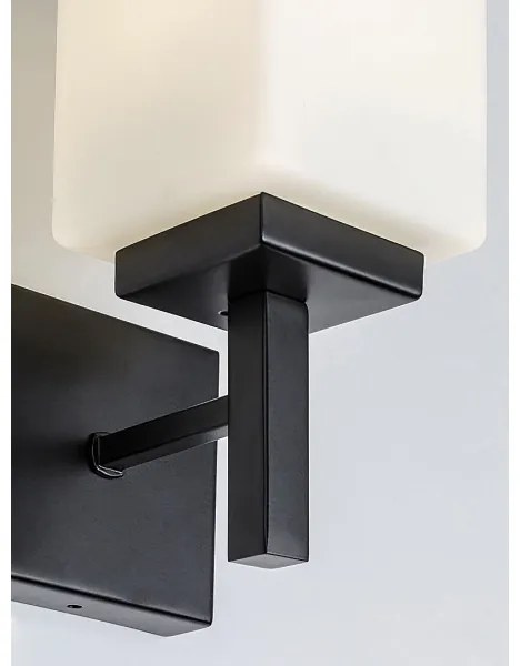 Aplică pentru baie Rabalux 71061 ZENKAI 1xE14/10W/230V IP44 negru