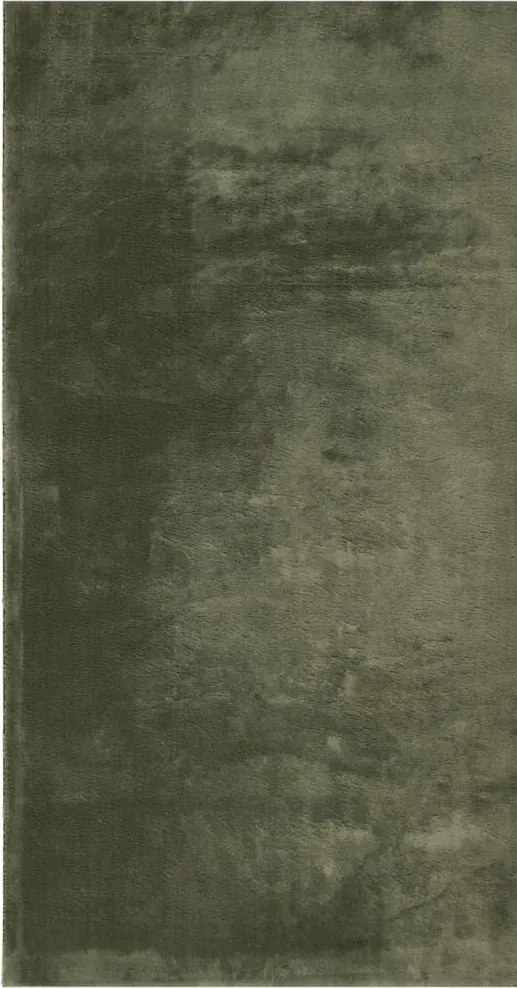 vidaXL Covor HUARTE, fir scurt, moale și lavabil verde pădure 80x150cm