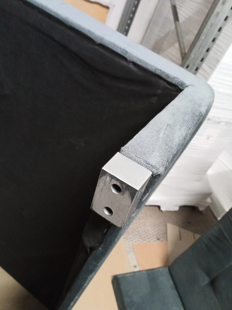 Reducere Canapea Coltar Extensibila ZENA, Gri Inchis, Reversibila Calitate II