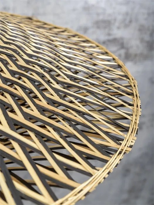 Lampadar din bambus Bali M natur, 60cm