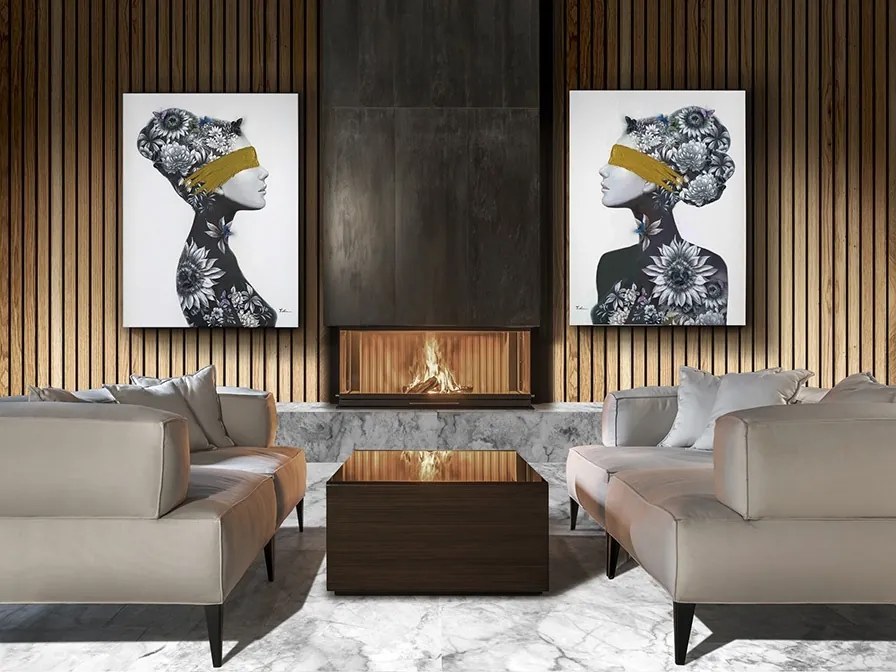 Tablou de perete decorativ canvas Perfil II, 90x120cm SV-498159