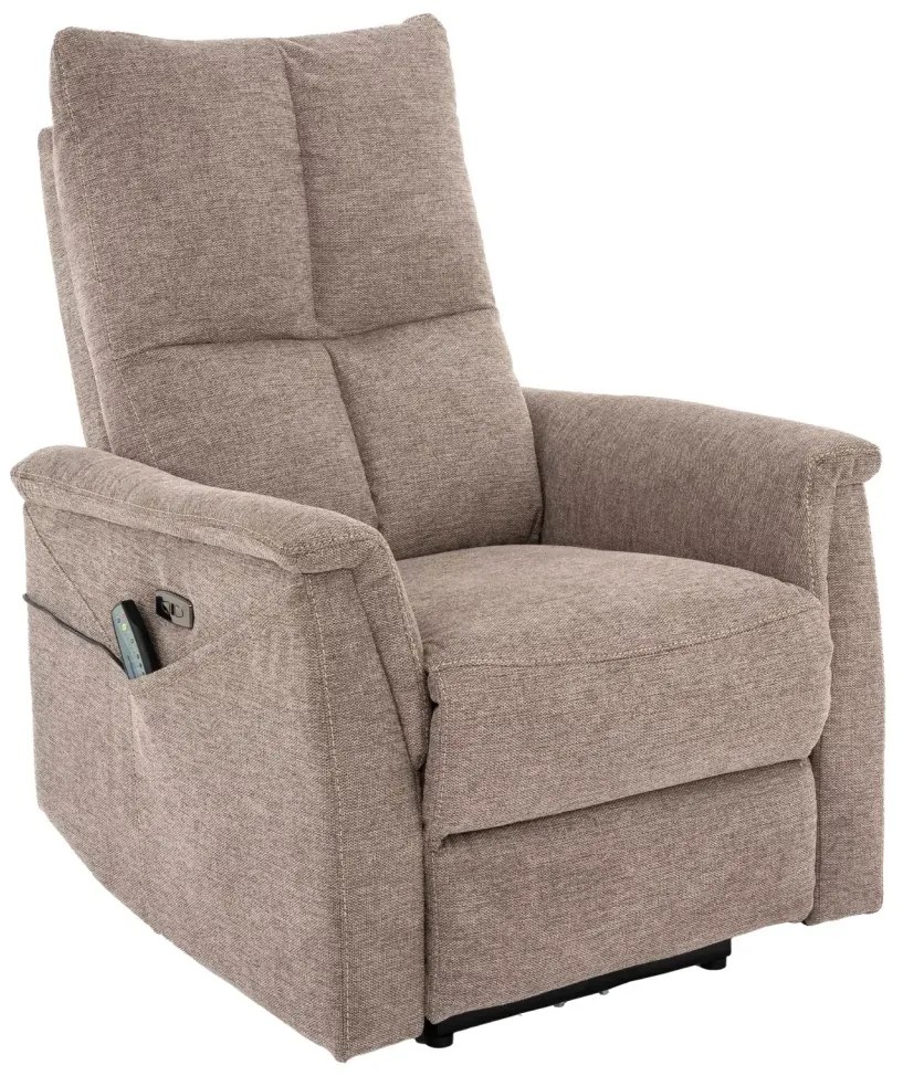 Fotoliu recliner cu functie de masaj Neptun M bej Brego34