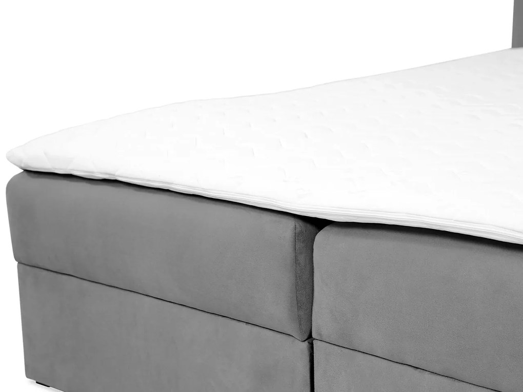 Pat matrimonial 140 cm Gunzy (Negru) (cu somieră și saltea) (cu sp. depozitare). Promo -17%. 1104121