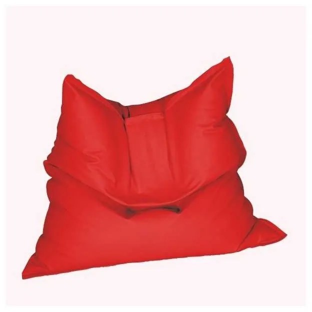 Fotoliu tip Perna Magic Pillow, Material Piele ecologica - Bloody Red