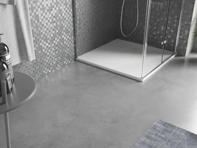 Mexen Bert cabina de duș pătrată SMC 90 x 90 cm, alb - 4K109090