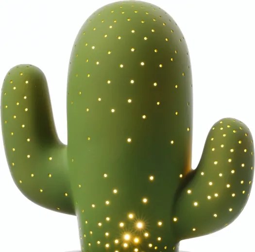 ONLI - Lampă de masă PORCELLANA 1xE14/6W/230V 27 cm cactus