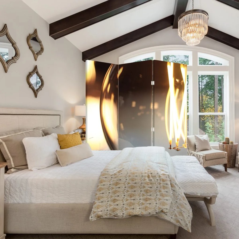 Paravan - becul aprins (126x170 cm)