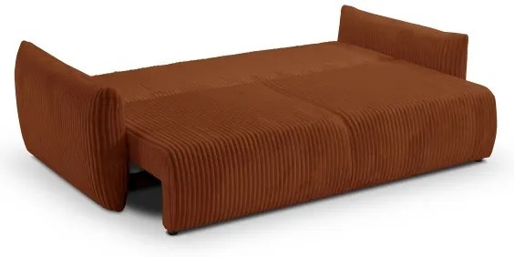 Canapea extensibilă FRIDA, 2 locuri, maro