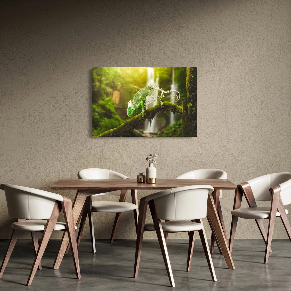 Tablou cu șopârlă (90x60 cm)