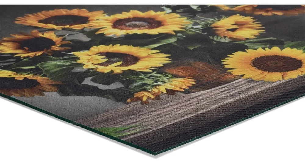 Covor Universal Ricci Sunflowers, 52 x 200 cm